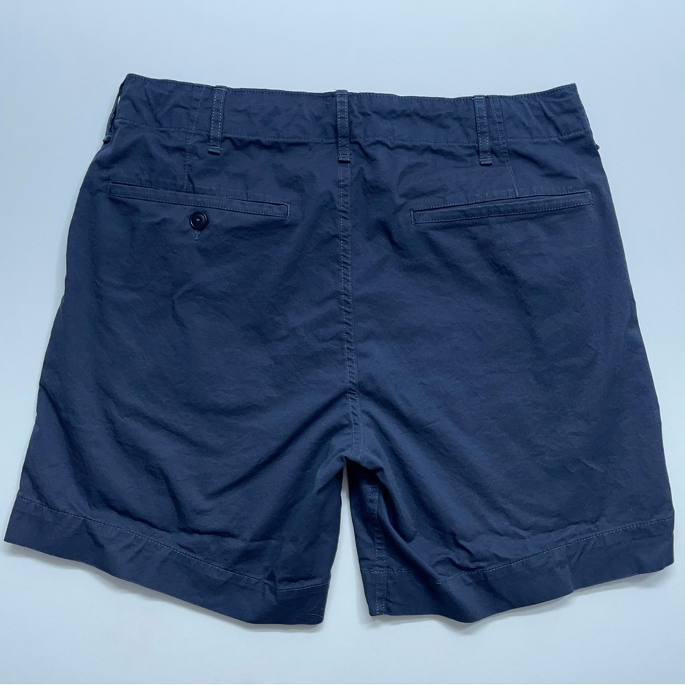 Buck Mason Deck Shorts Mens Size 30 Blue Cotton Spandex 7” Inseam Drawstring - Picture 9 of 11